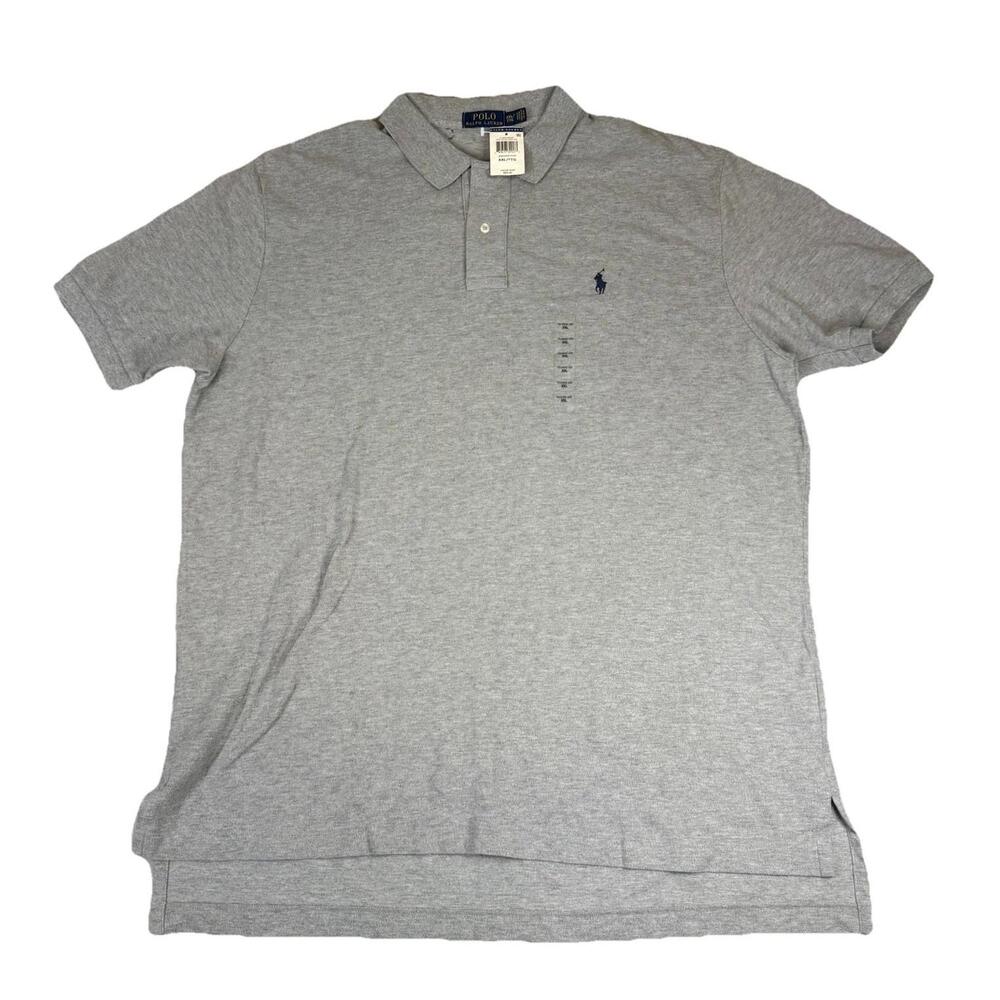 Polo Ralph Lauren Polo Shirt Gray Short Sleeve Men’s‎ 2XL NEW OTHER (read)